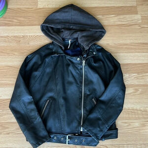 Free People Faux Leather Jacket‎